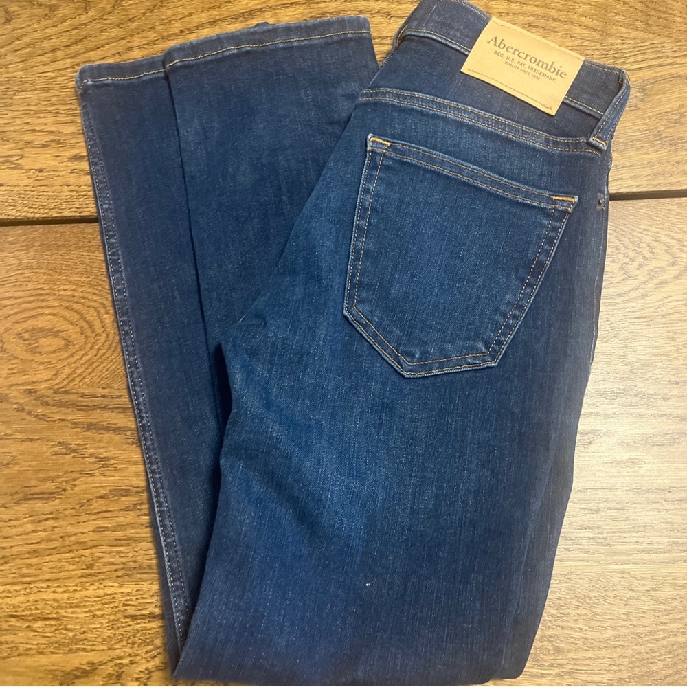 Abercrombie & Fitch Jeans Size 11/12 Regular Kids High Rise Skinny Blue New